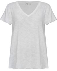 American Vintage - V-Neck T-Shirt - Lyst