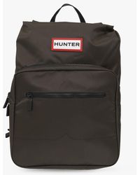HUNTER Backpack With Logo - Black