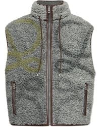 Loewe - Vest With A Collar Tightened With Drawstrings - Lyst