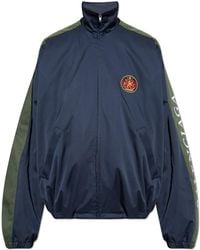 Balenciaga - Cotton Jacket With Stand-Up Collar - Lyst