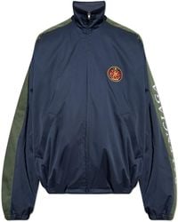 Balenciaga - Cotton Jacket With Stand-Up Collar - Lyst