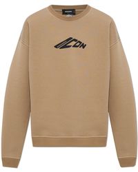 DSquared² - Sweatshirt With Printed Logo, - Lyst