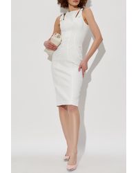 Versace Jeans Couture - Dress With Back Slit - Lyst