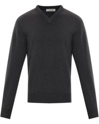 Lemaire - Cashmere V-Neck Sweater - Lyst