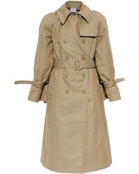 Vetements - Coat With Sewn-In Shoulder Pads - Lyst
