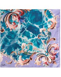 Versace Jeans Couture - Scarf With "Barocco" Pattern - Lyst