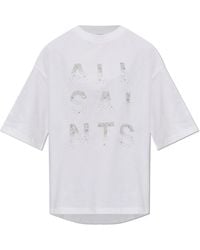 AllSaints - T-Shirt 'Stacks' - Lyst