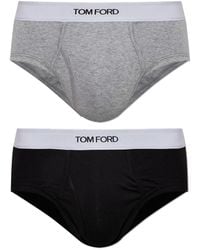 Tom Ford - Two-Pack Of Cotton Briefs With Logo - Lyst