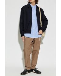 Comme des Garçons - Cotton Jacket With Collar - Lyst