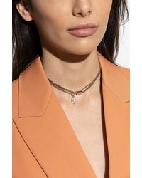 McQueen - Brass Necklace - Lyst