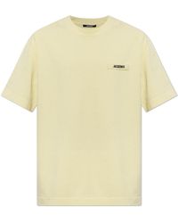 Jacquemus - T-Shirt With Logo Patch - Lyst