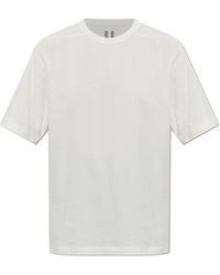 Rick Owens - T-Shirt With A Crew Neck - Lyst