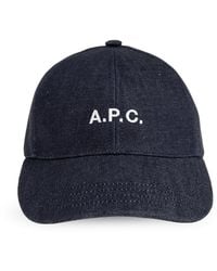 A.P.C. - 'Charlie' Baseball Cap - Lyst