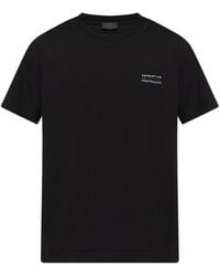 Moncler - T-Shirt With Printed Logo - Lyst