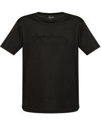 Giorgio Armani - T-Shirt With Logo - Lyst
