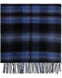 DIESEL - Wool Scarf 'S-Check' - Lyst