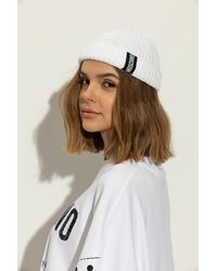 Moschino - Cotton Cap With Logo Patch - Lyst