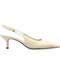 Black Suede Studio - Leather Heeled Shoes 'Lainey' - Lyst