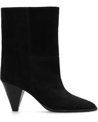 Isabel Marant - ‘Rouxa’ Suede Heeled Ankle Boots - Lyst