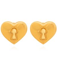 Moschino - Heart Clip-on Earrings, - Lyst