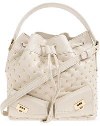 Ferragamo - Leather "Drawstring" Bag - Lyst