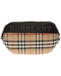 Burberry Logo Belt Bag - Natural