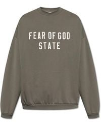 Fear Of God - Sweatshirt With Embroidered Logo - Lyst