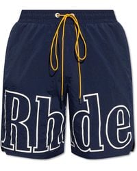 Rhude - Shorts With Logo - Lyst