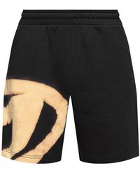 DIESEL - Shorts 'P-Crow-Bleach' - Lyst