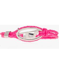 DIESEL 'a-rope' Bracelet - Pink