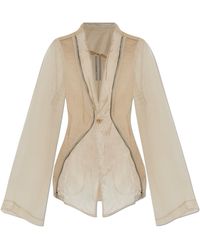 Rick Owens - Transparent Jacket 'Stag' - Lyst