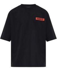 DSquared² - Cotton T-Shirt With Printed Logo - Lyst