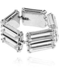 Jil Sander - Ring Adorned With Crystals - Lyst