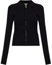 Victoria Beckham - Cardigan With Zip Fastening - Lyst