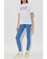 EA7 - Training Leggings With Logo - Lyst