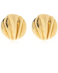 Chloé - 'Pleats' Clip-On Earrings - Lyst