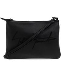 discord Yohji Yamamoto - Shoulder Bag With Logo - Lyst