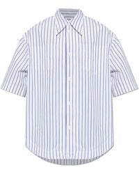 Ami Paris - Shirt With Stripe Pattern - Lyst