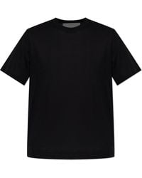 Ami Paris - T-Shirt With Embroidered Logo - Lyst