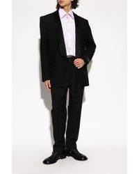 Balmain - Wool Blazer With Single Vent - Lyst