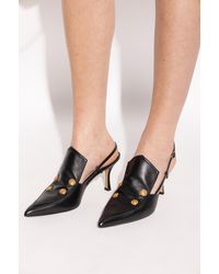 Chloé - Leather Heeled Shoes 'Agnes' - Lyst