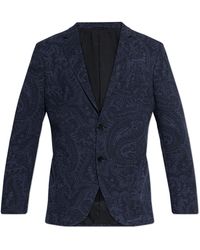 Etro - Single-Breasted Blazer - Lyst
