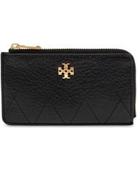 Tory Burch - Leather Card Holder - Lyst