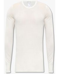 Hanro - T-Shirt With Long Sleeves - Lyst