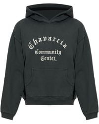Willy Chavarria - 'Chavarria Community Center Shrunken' Sweatshirt - Lyst