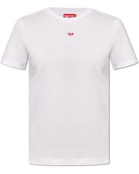 DIESEL - 't-reg' T-shirt With Logo, - Lyst