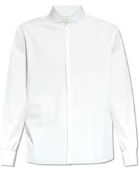 Saint Laurent - Shirt With Standing Collar, - Lyst