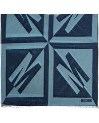 Moschino - Scarf With Logo - Lyst