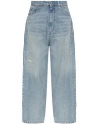 MM6 by Maison Margiela - Vintage-Effect Jeans - Lyst