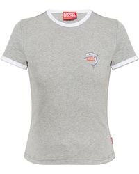 DIESEL - T-Shirt 'T-Uncuties-Long-S13' - Lyst